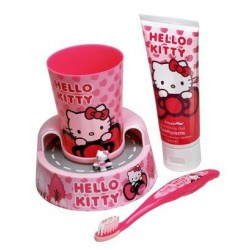 DR FRESH HELLO KITTY - Zestaw dla dzieci z timerem w postaci jeżdżącej na skuterku HelloKitty