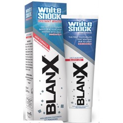BLANX White Shock Deep Blue (Natychmiastowa Biel) - Pasta intensywnie wybielająca zęby 75ml 
