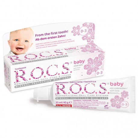 ROCS Baby Rumianek - Pasta na ząbkowanie dla dzieci do 3 lat 