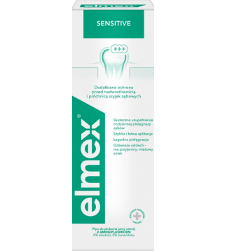 PŁYN DO PŁUKANIA JAMY USTNEJ ELMEX SENSITIVE  (zielony)