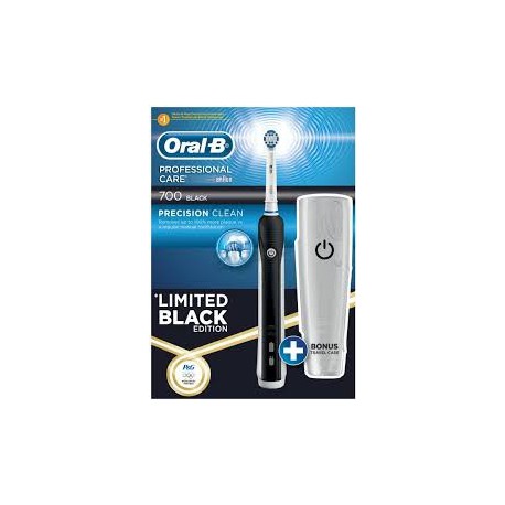 ORAL-B Precision Clean 700 BLACK - Czarna szczoteczka elektryczna Professional Care 700