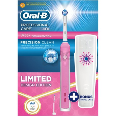 ORAL-B Precision Clean 700 PINK - Różowa szczoteczka elektryczna Professional Care 700