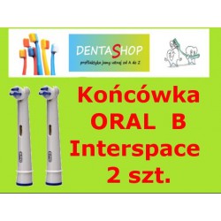 Końcówki ortodontyczne Interspace do szczoteczki Braun Oral- B, 2 szt