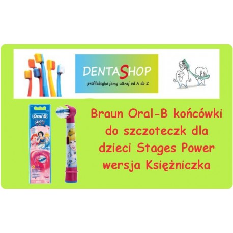 Końcówka Braun do szczoteczki elektrycznej dla dzieci Oral B Kids